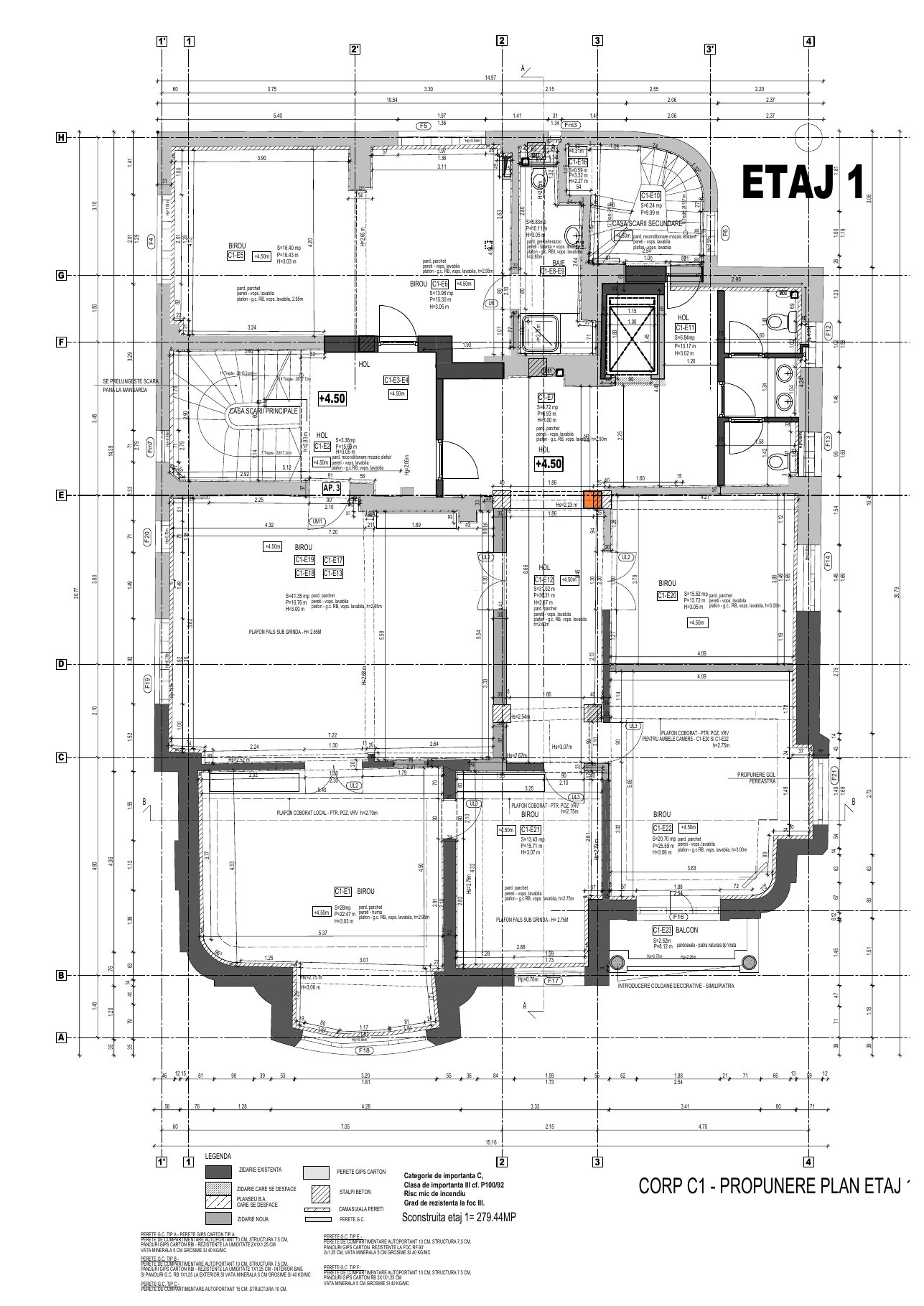Floor plan drawing — first floor