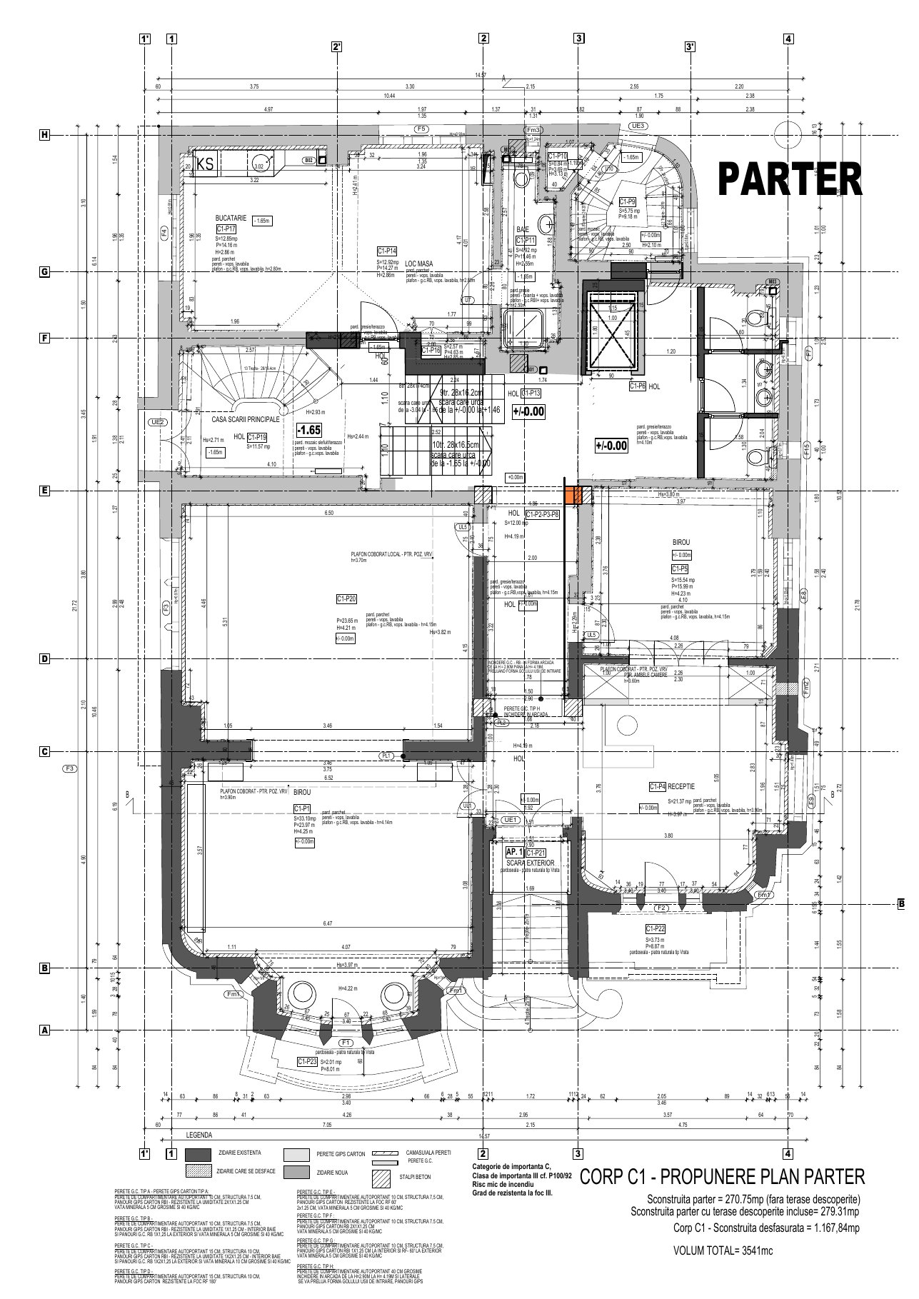 Floor plan drawing — ground floor